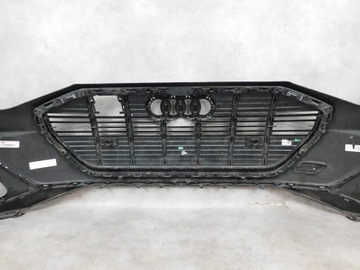 фото thumb №10, Audi e tron 4ke s line бампер перед переднє решітка радіатора чорний