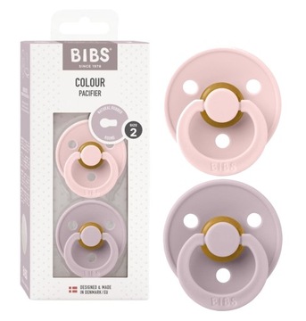 Соска-пустышка BIBS SOOTHING 6+ HEVEA RUBBER, 2 шт.