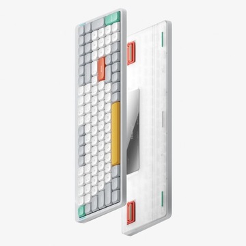 Беспроводная механическая клавиатура Nuphy Air96 V2 — ионный белый мох