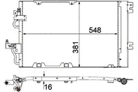 фото thumb №2, Конденсатор радіаторів кондиціонера [hella]