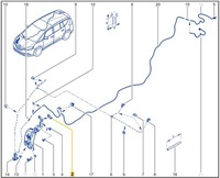 фото thumb №4, Кришка заливної розпилювача renault megane espace оригінальний номер