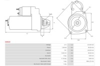 Купить Стартер 12v citroen ax c3 xsara berlingo peugeot 106 307 partner, фото thumb