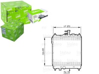 фото thumb №1, Valeo радиатор двигателя hyundai getz 1.5d 03.03-09