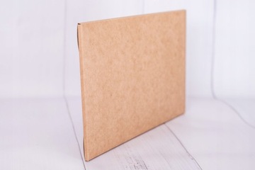 Koperta na zdjęcia z sercem 15x23 kraft - 10 sztuk