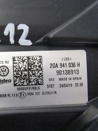 фото thumb №8, Vw t roc a11 лампа правая full led 2ga941036h
