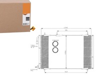 фото thumb №1, Nrf35836 конденсатор кондиционера peugeot 206/cc/sw