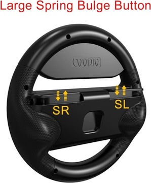 2x Coodio Joy-Con рулевое колесо для Mario Kart 8 Deluxe Nintendo Switch Oled