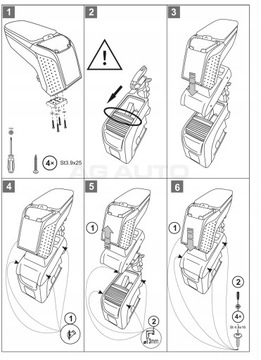 фото thumb №7, Подлокотник з адаптер do opel mokka x, 2016-2020, arm2-black