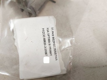 фото thumb №10, Kia optima 3 iii pas безопасности правый перед переднее 88820-2t30087
