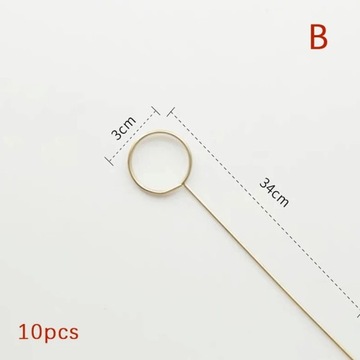 10pcs art card holder metal postcard clip flower shop special card