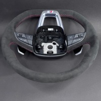 фото thumb №9, Audi rsq8 sq8 q8 q7 sq7 4m8 руль алькантара красная нитка