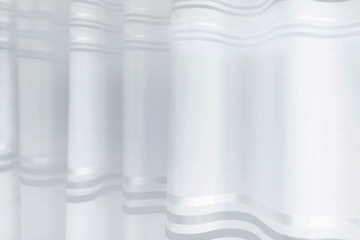 ФРАНЦУЗСКАЯ ВУАЛЬ, БЕЛЫЕ ПОЛОСКИ, ГОСТИНИЧНАЯ ШТОРА, ВЕС, 290 см, ВЫСОТА