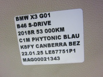 фото thumb №10, Bmw x3 g01 x4 g02 панель раздаточная консоль чёрно бежевая оригинал 51457937293
