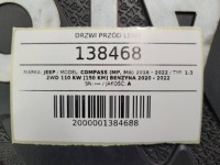 фото thumb №13, Двері перед ліве jeep compass 2 ii колір 888 2021 європа