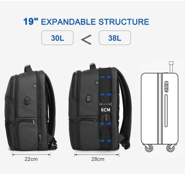 Городской рюкзак для ноутбука T-B3905XL 17
