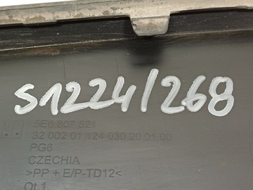 фото thumb №8, Skoda octavia 4 iv накладка спойлер бампера заднего 5e6807521
