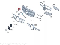 фото thumb №10, Mercedes-benz gle w167 передня частина камера кронштейн a1678882101 oem