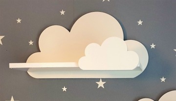 Полка Moli Prestige Cloud для детской комнаты, подвесная
