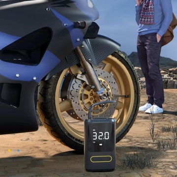 БЕСПРОВОДНОЙ ЭЛЕКТРИЧЕСКИЙ НАСОС АВТОМОБИЛЬНЫЙ КОМПРЕССОР POWERBANK LED НАСОС