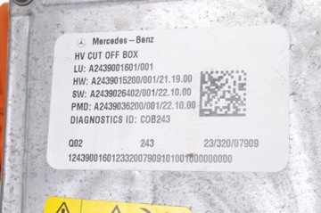 фото thumb №11, Mercedes eqb x243 перетворювач 24r a2435403413 a2435404813 a2439001601