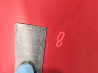 фото thumb №10, Капот передняя mitsubishi l200 96-01 красный