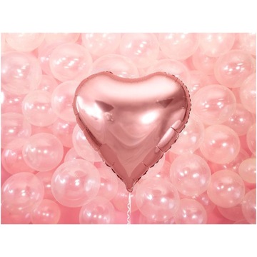 Фольгированный шар HEART, розовое золото, 61 см