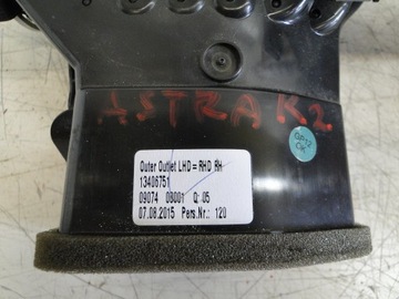 фото thumb №7, Opel astra k v решітка повітропровід права 13377235