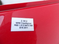 фото thumb №12, Бампер перед передний противотуманные фары mini countryman r60 10-16r лак b16