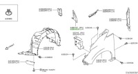 фото thumb №13, Izolator-przedni крыло, верхний левое nissan leaf oem номер 638a3-5sk0b