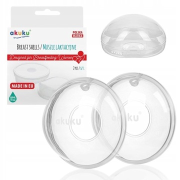 AKUKU LACTATION SHELLS КРЫШКИ ДЛЯ ДИСКОВ 2 шт. 0248