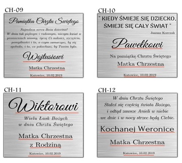 RAMKA SREBRNA CHRZEST URODZINY ROCZEK Z GRAWEREM