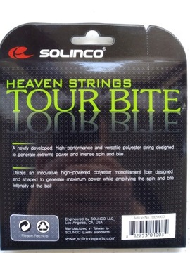 Теннисные струны Solinco Tour Bite 1,3 мм / комплект 12,2 м