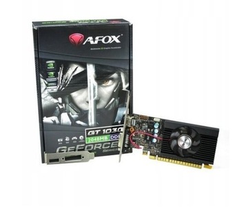 Видеокарта — Geforce GT1030 2 ГБ GDDR5 64 бит.