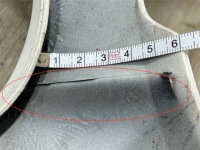 фото thumb №13, Mercedes citan ii w420 2021- верхній частина бампер перед решітка радіатора a4208800000