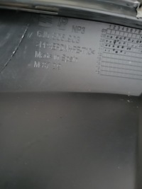 фото thumb №8, Накладка спойлер бампера перед seat ibiza iv 12-17