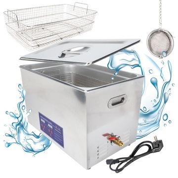 Myjka Ultradźwiękowa 30l Wanna TH-100A Moc Całkowita 1100W Koszyk Grzanie