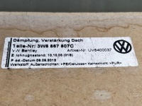 Bentley gt кришка панель дах 3w8809884c 3w8867807c 3w0857673f 3w8809883c в Україні, фото thumb