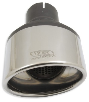 Наконечник глушителя ULTER овальный 120 x 80 |N1-27P ПРАВЫЙ | для трубы 50 мм
