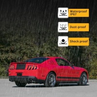 Купити Ford mustang 2010-12 фара ліхтарі  задній ліва + правий led vland поворотник жовтий, фото thumb