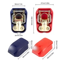 фото thumb №4, Qimei mosiężne супорти акумулятор клеми 2 пари