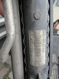 фото thumb №9, 4 mercedes w203 2.2cdi радіатор wody пального інтеркулер вентилятор wody