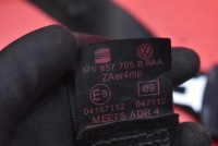 Ремінь безпеки лівий перед натягувач європа  5p0857705b seat altea 1 1 04-09 Ціна, фото thumb