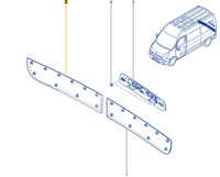 фото thumb №12, Nowa оригінальний номер молдинг двері правий задня renault master iii 908520001r