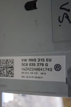 фото thumb №15, Радио cd навигация vw passat b7 3c8035279g