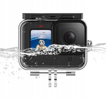 Водонепроницаемый ЗАЩИТНЫЙ КОРПУС ТЕЛЕЗИН ДО 45 М ДЛЯ GOPRO HERO 9 / 10 / 11 / 12