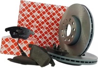 фото thumb №1, Febi тормозные диски+ тормозные колодки перед vw touran scirocco 288mm