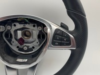 фото thumb №10, Mercedes w205 руль лепестки кожа красивая