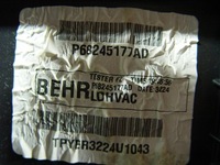 фото thumb №16, Dodge charger 15- отопитель dmuchowa перед