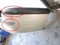 Бампер задняя задний mv931 renault laguna i kombi 98- Оригинал, фото thumb