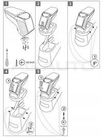 фото thumb №7, Подлокотник с адаптер do kia soul, 2009-2014, arm2-black